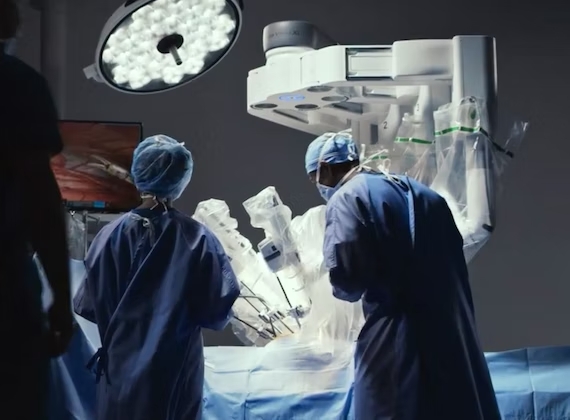 Cirugía urológica con Robot da Vinci